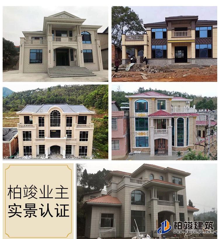 欧式风格豪华自建房B1001-简欧风格