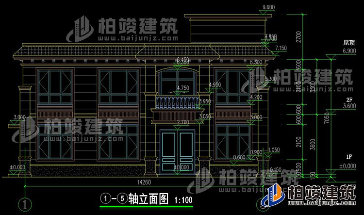 正立面图